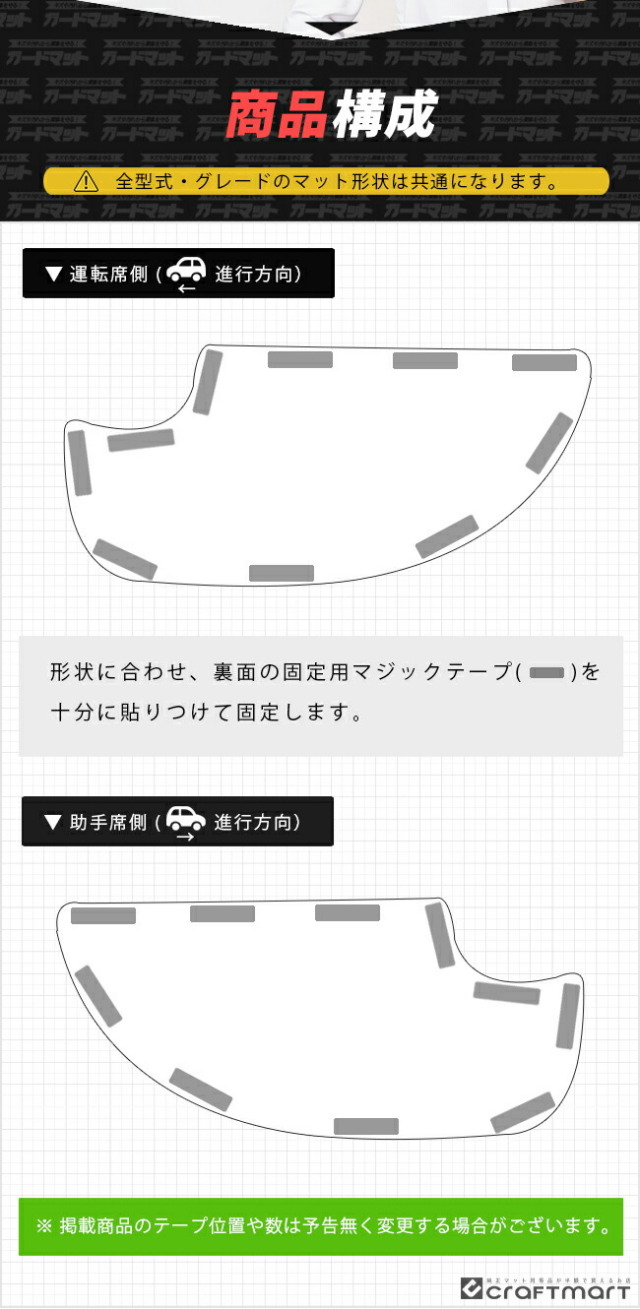 スズキスペーシアMK53ガードマットキックガードリアドアトリム用