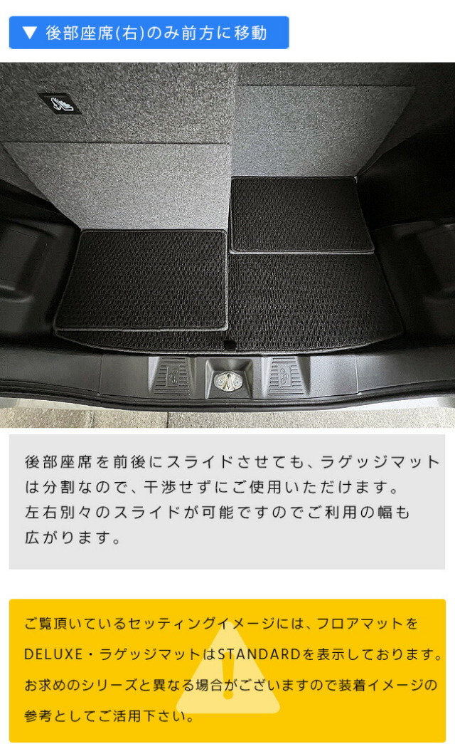 スズキスペーシアスペーシアカスタムMK54SMK94Sフロアマットラゲ