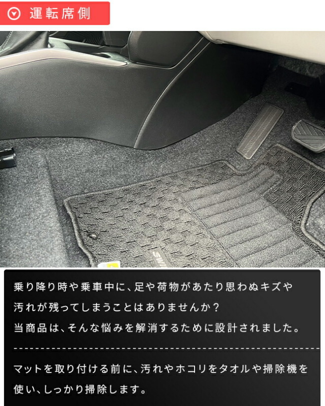 スズキ新型スイフトセンターコンソール下用2枚組キックガードアクセサ