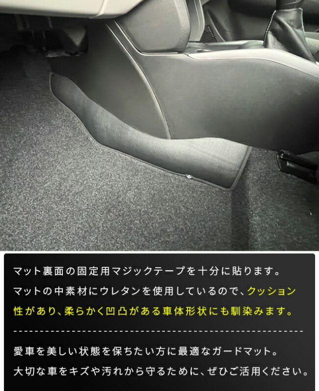 スズキ新型スイフトセンターコンソール下用2枚組キックガードアクセサ
