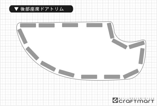 スズキワゴンrスマイルガードマットキックガードフロントドア後部