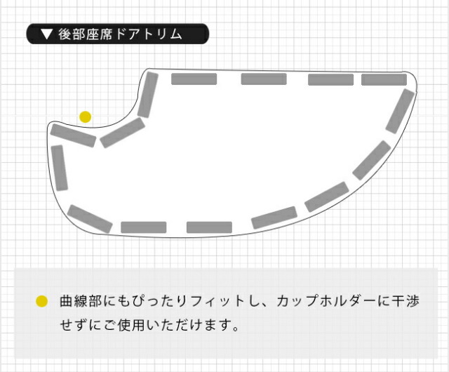 スズキワゴンrスマイルガードマットキックガードフロントドア後部