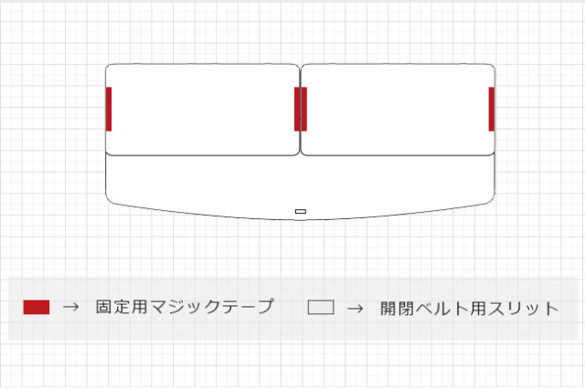 ワゴンrスマイルラゲッジマットDXシリーズ専用車用アクセサリーカ