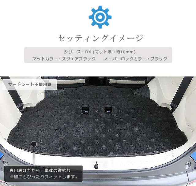 シエンタ ラゲッジマット 7人乗り 170系 STDシリーズ C NSP170G