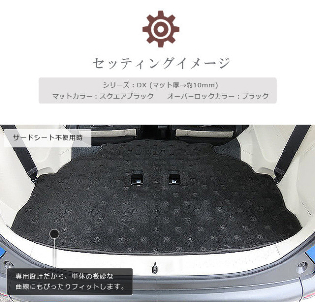 シエンタ ラゲッジマット 7人乗り 170系 DXシリーズ C NSP170G NCP175G