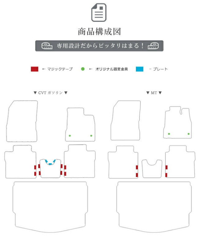 ノートフロアマットLXマットE12後期モデル車1台分カーマット純正