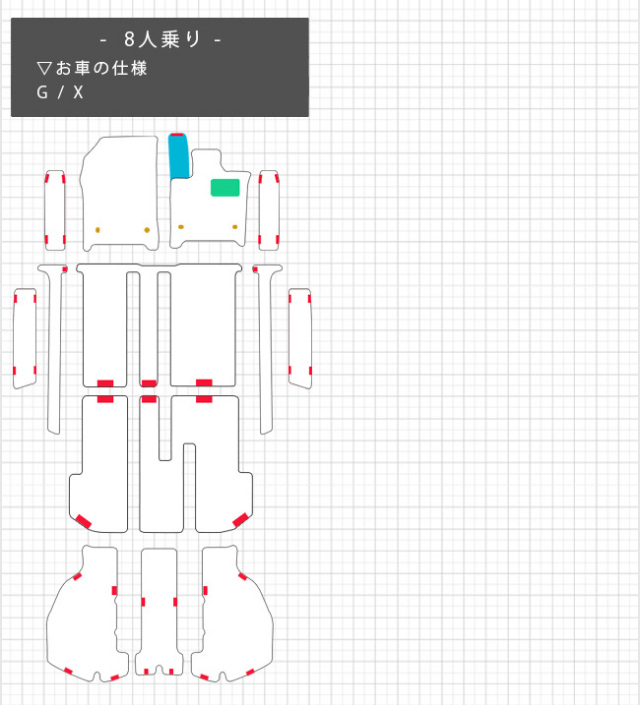トヨタ新型アルファードヴェルファイア40系フロアマットセットフロアマットサイドステップマットラゲッジマットSTシリーズマット