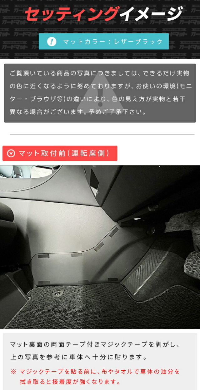 トヨタ新型アルファード40系ガードマットキックガードフロントパ