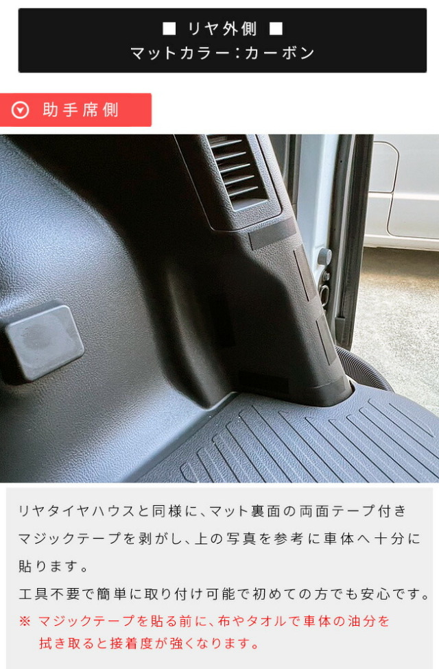 トヨタ新型アルファード40系ガードマットキックガードリヤ外側リ