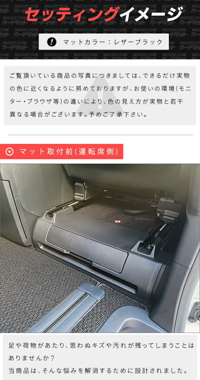 トヨタ 新型 アルファード 40系 ガードマット キックガード スライド