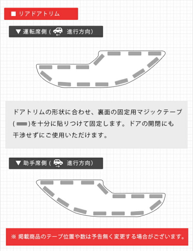 トヨタハリアー80系ガードマットキックガードドアトリム用アクセ