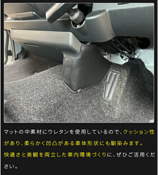 トヨタハイエース200系ガードマットステアリングコラムカバー用1枚キ