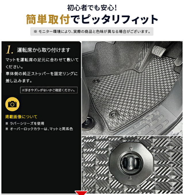 ランドクルーザーFJ240系フロアマットSTシリーズ内装カスタムパーツアクセサリーマット