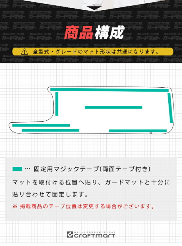トヨタランドクルーザー2507人乗りガードマットキックガードバッ