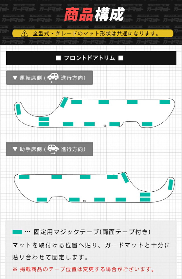 トヨタランドクルーザー2507人乗りガードマットキックガードフロ