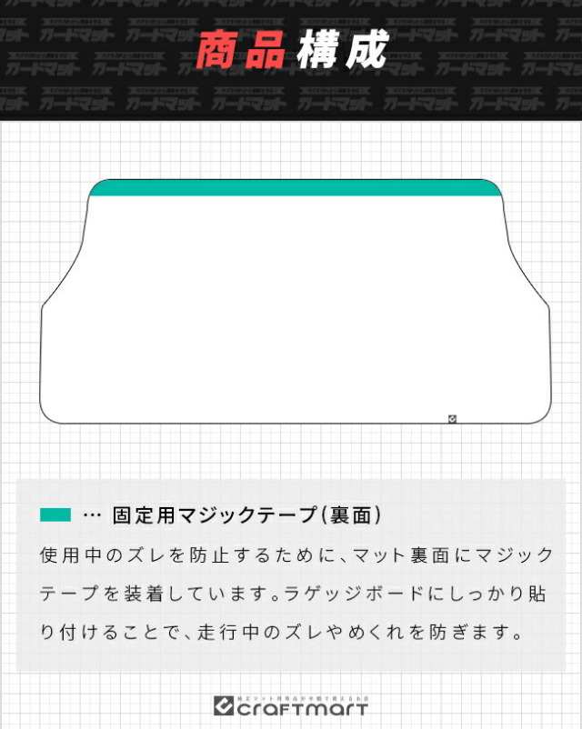 トヨタランドクルーザー250バンパーガードマットキックガード専用