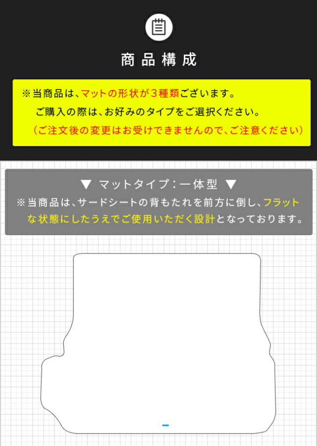 トヨタランドクルーザー250ラゲッジマットDXシリーズ7人乗りアク