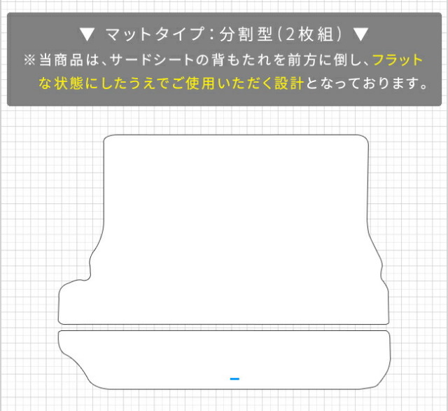トヨタランドクルーザー250ラゲッジマットDXシリーズ7人乗りアク