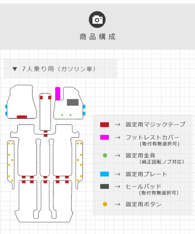 トヨタノアヴォクシー80系フロアマットステップマットSTDシリーズ