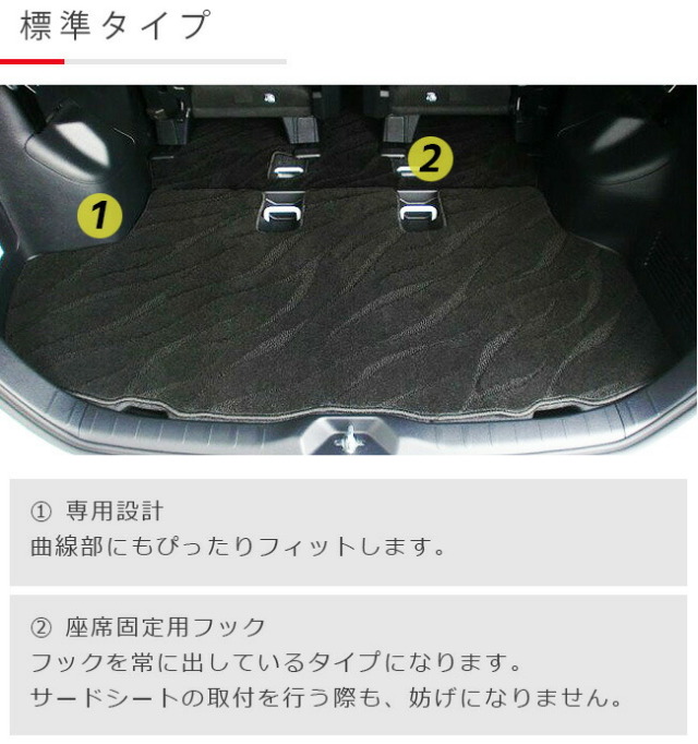 トヨタヴォクシー80系フロアマットノア80系マットセットラゲッジ