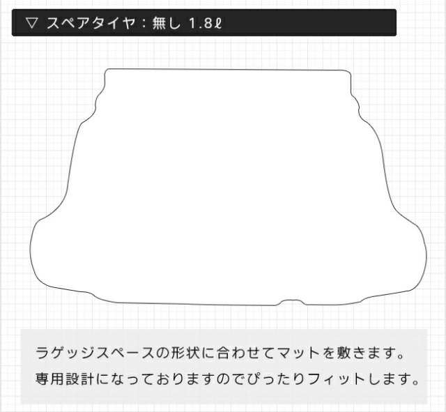 トヨタプリウス60系ラゲッジマットラバーシリーズ車用アクセサリ