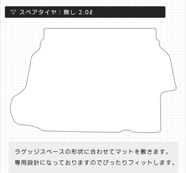 トヨタプリウス60系ラゲッジマットラバーシリーズ車用アクセサリ