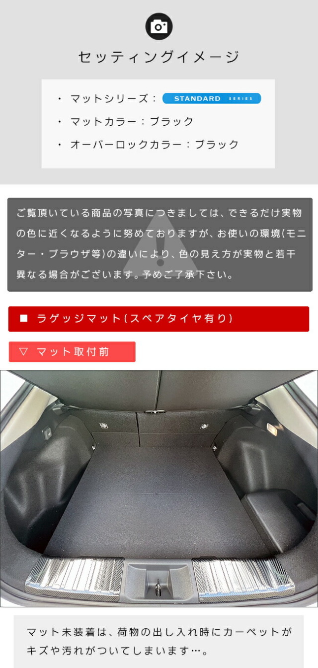 トヨタプリウス60系ラゲッジマットラバーシリーズ車用アクセサリ