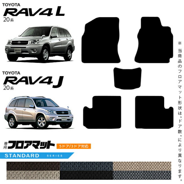 トヨタRAV4LRAV4J20系フロアマットSTシリーズ車用アクセサリーAC