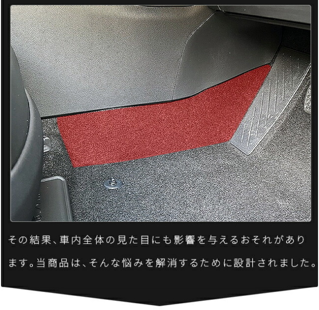 トヨタラヴ4ガードマットセンターコンソール下部用60系専用キック
