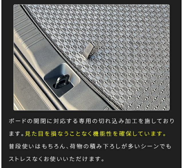 トヨタラヴ4ラゲッジマットDXシリーズ60系専用アクセサリー内装カ