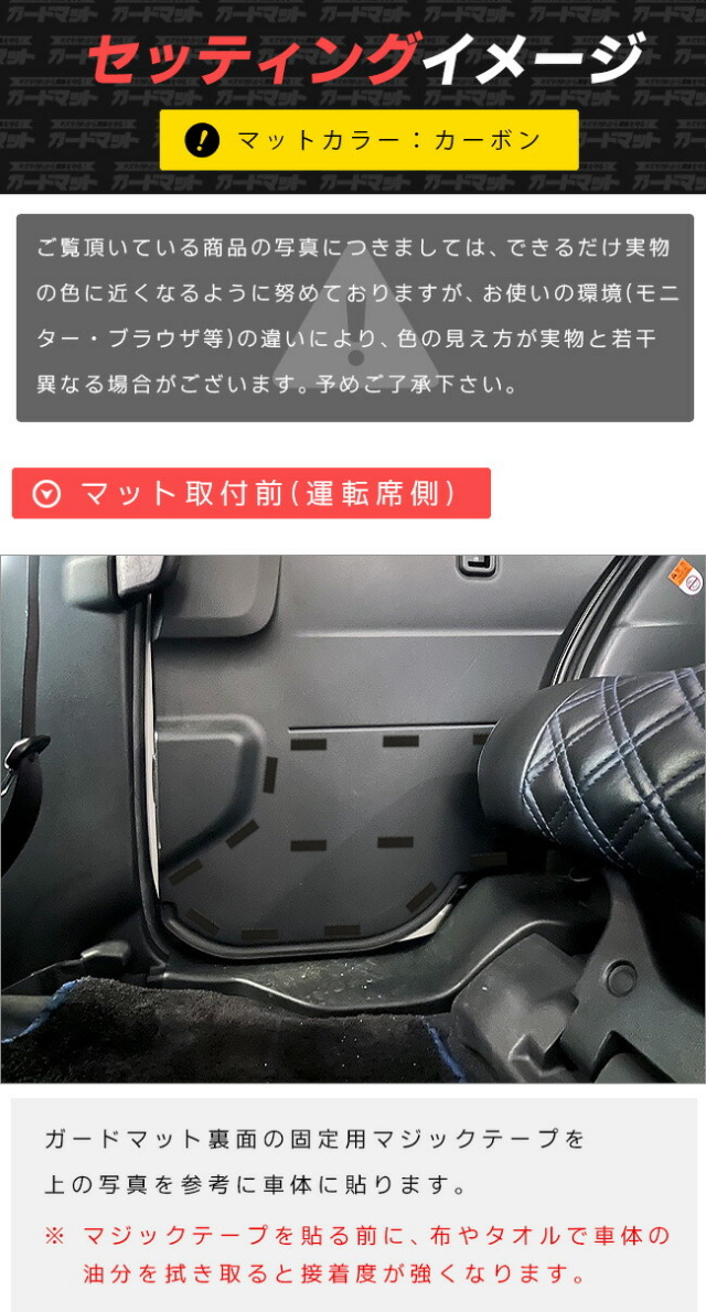 スバルジャスティM900FM910Fガードマットキックガードリアドアト