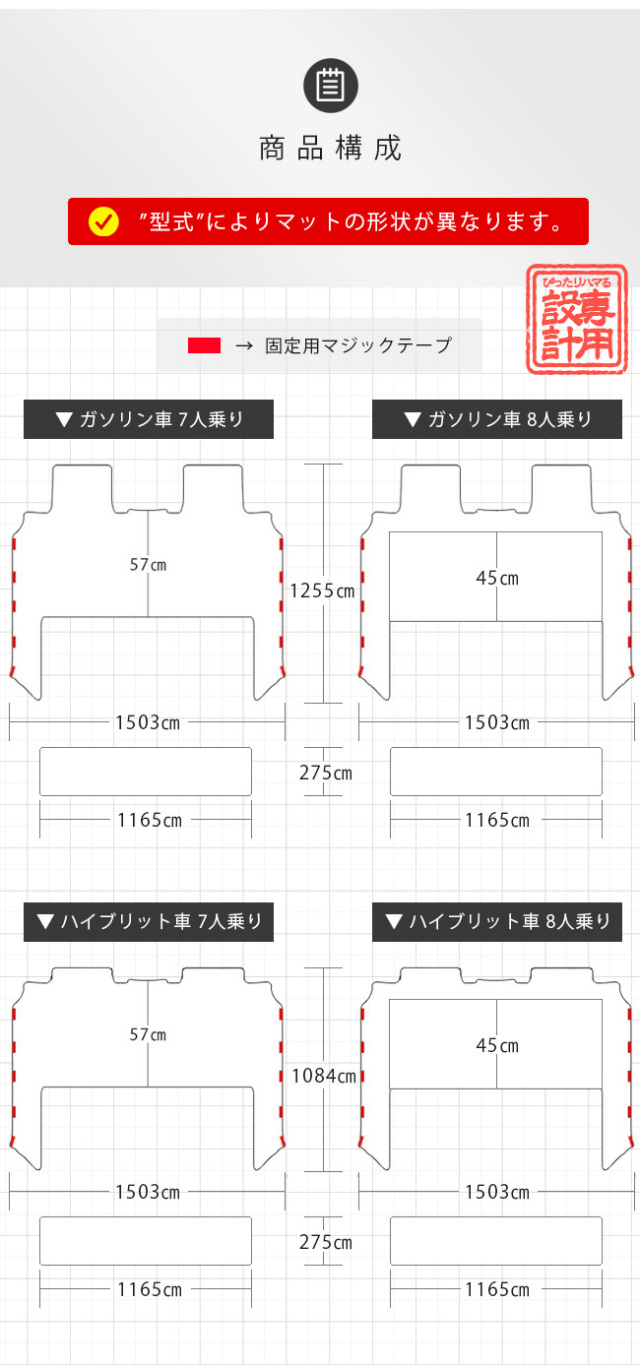トヨタヴォクシー80系ラゲッジマットノア80系LXシリーズ内装カス