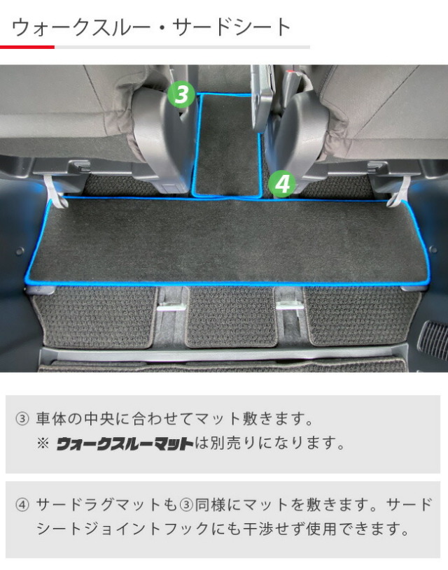 トヨタヴォクシーノア80系専用設計セカンドラグマットフルカバー