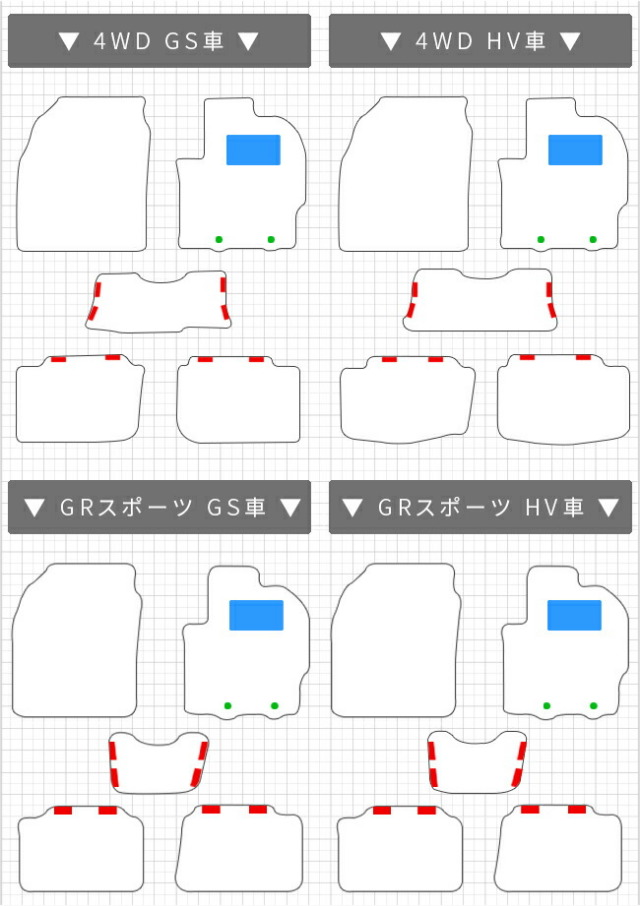 トヨタヤリスクロスフロアマットラゲッジマットDXシリーズ10系専