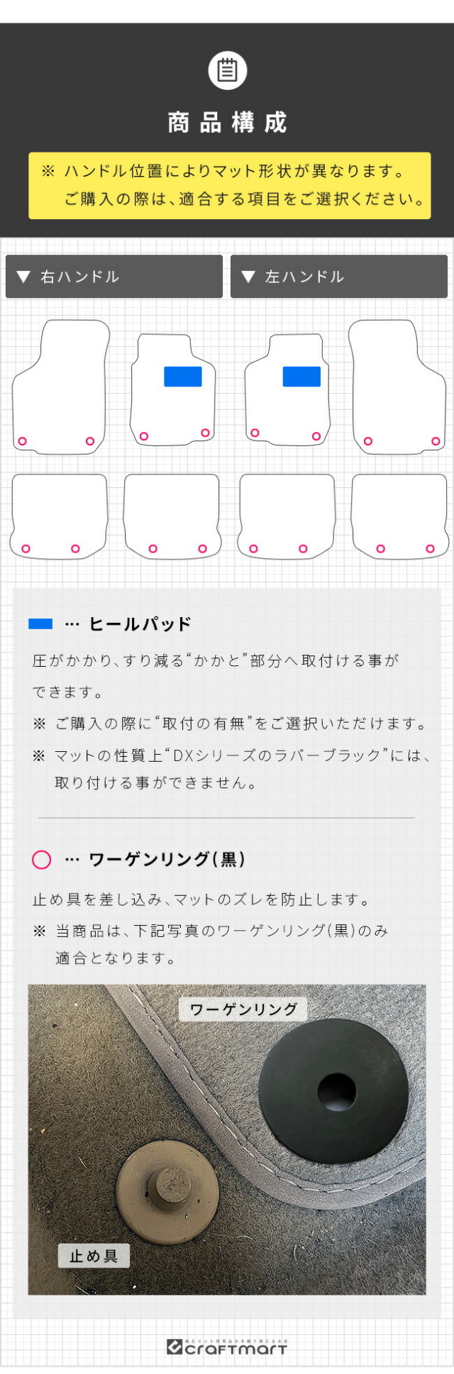 フォルクスワーゲンニュービートル9CフロアマットDXシリーズアク