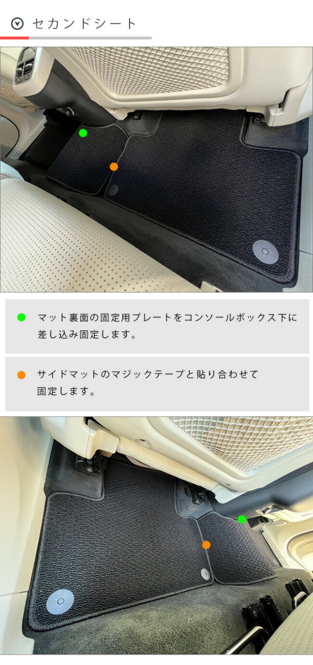 ボルボ xc90 LB LD フロアマット ラゲッジマット ラバーシリーズ 右