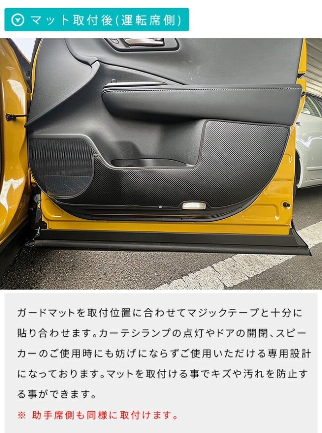 トヨタ クラウンスポーツ AZSH36W AZSH37W ガードマット キック