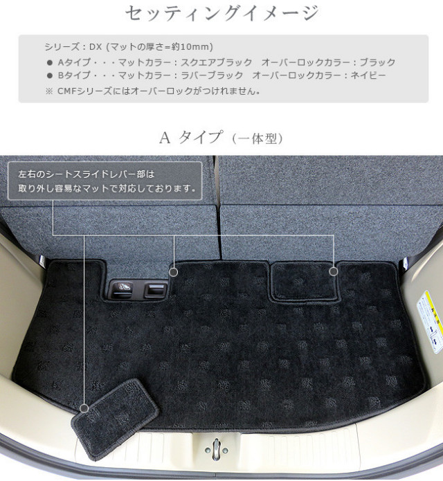 ホンダ エヌボックス N Box ラゲッジマット エヌボックス Jf3 Jf4 スタンダードシリーズ マット カスタム