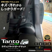 ダイハツタントLA650SLA660Sラゲッジサイドガードマット装着イメージ