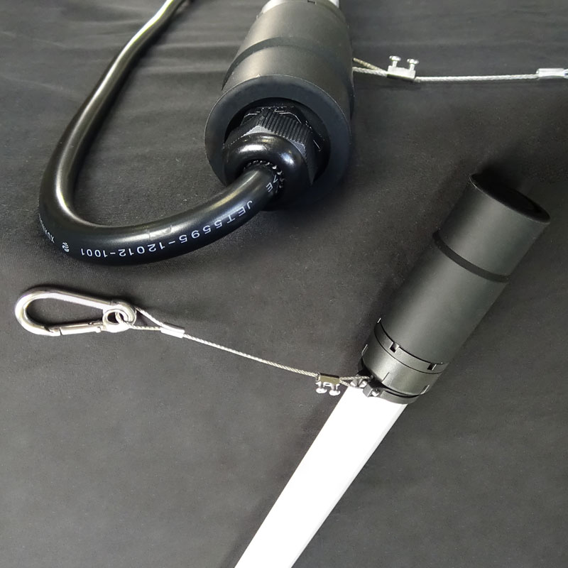 CR-ML12-18NCWP-E LED レンカライト 40W型 末端用 完全防水 昼白 屋外用 防雨型 住宅設備 18w 1200lm 5000k IP67 照明 ブラック