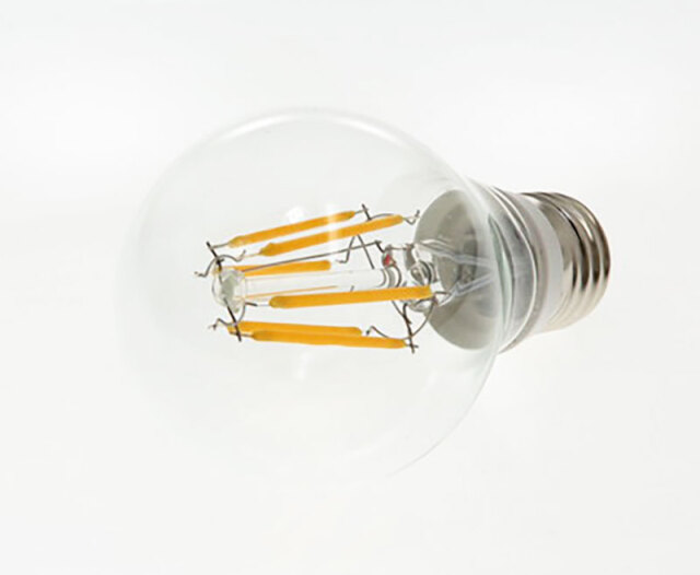 LED一般電球形 クリアガラスタイプ フィラメントタイプ 4W