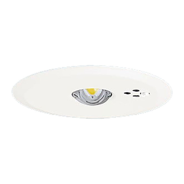 【在庫あり】パナソニック NNFB90605K 天井埋込型　LED（昼白色）　非常用照明器具　30分間タイプ・LED低天井・小空間用（～3m）　自己点検スイッチ付・リモコン自己点検機能付／埋込穴φ100