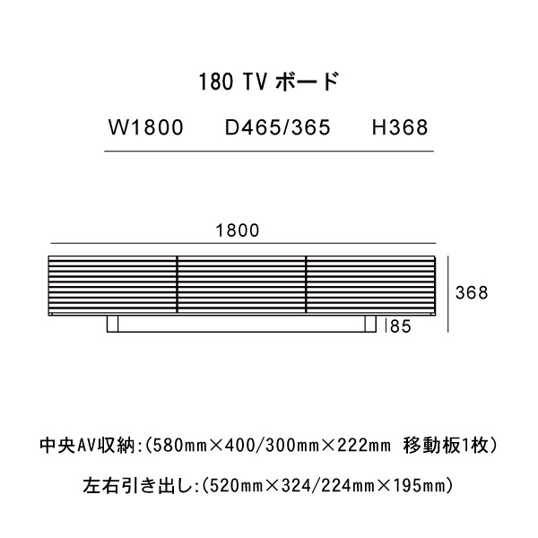 セルカ 150cm/180cm/200cm テレビスタンド