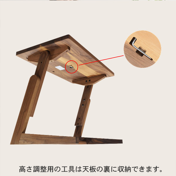 axl、ヘキサテーブル65 ウォールナットニス仕上げ　高さ35cm Cafe Table Home Wide - Walnut – Helinox Japan