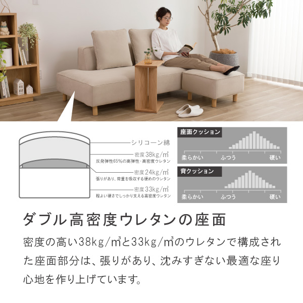 ソファ スツール セット バニラ