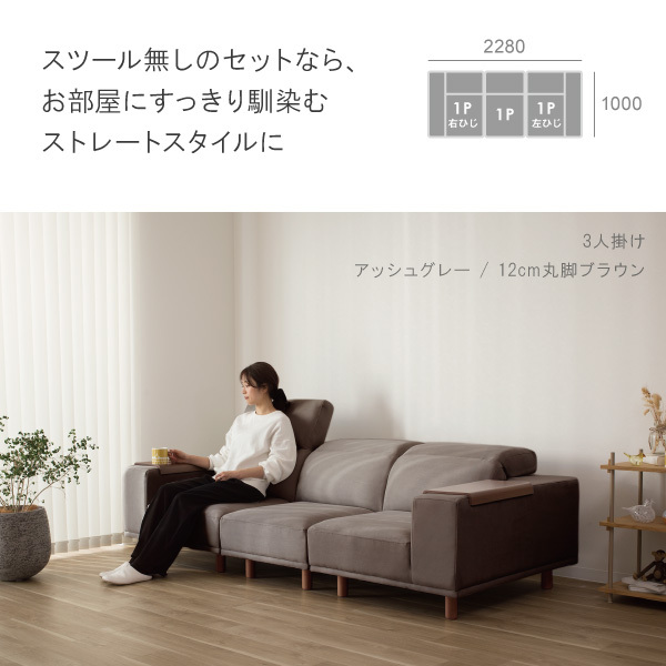 アイビー両ひじソファセット