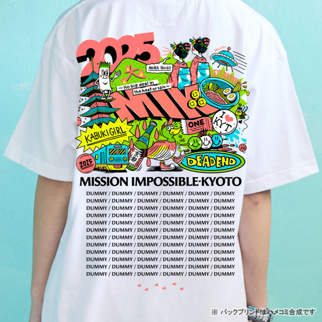 【完売】京都大作戦2025 ドライTシャツ XL 京都大作戦2025 第1次事前通販 】 総柄舞妓Tシャツ 《申込期間3