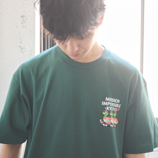 secret basex京都大作戦 2025 コラボTシャツ グリーン XL 京都大作戦2025 事後通販 】 鴨川Tシャツ 《申込期間7/8～7/14