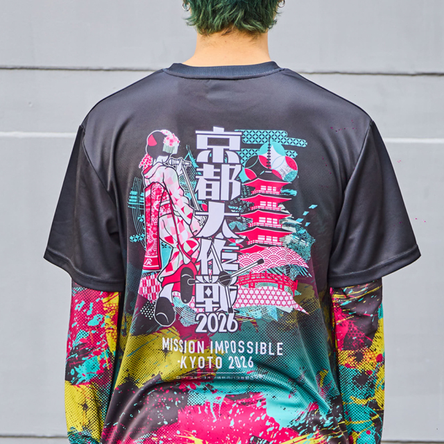 京都大作戦2026 事後通販 】 総柄舞妓Tシャツ 《申込期間7/6～7/13