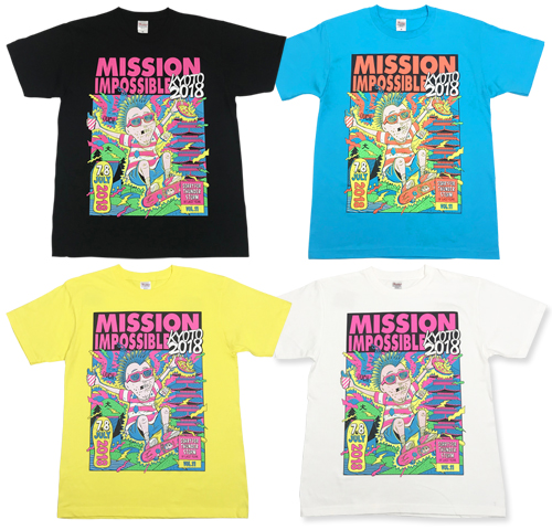 京都大作戦2018 通信販売 】京都漫遊Tシャツ （8月中旬発送予定）